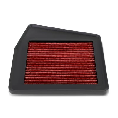 Fit 08-15 Non-Usdm Accord Red Reusable&Washable High Flow Drop In Air Filter - Image 1 of 4