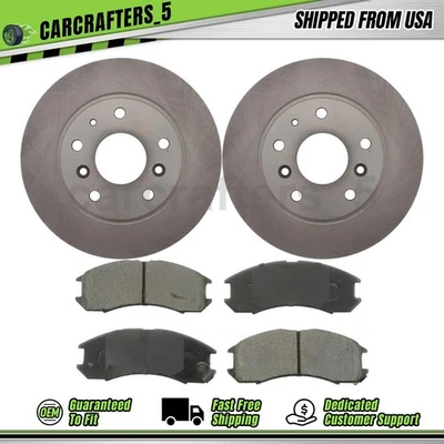 Juego de pastillas de freno de disco delanteras OE para Ford Probe 1989-1992 2,2 L Foto 1 de 4