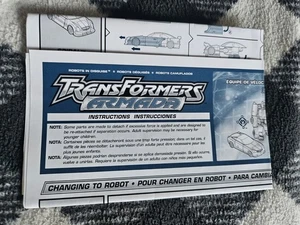 Transformers Armada Street Speed Team Minicon Instruction Booklet Only Free Sh. - Picture 1 of 2