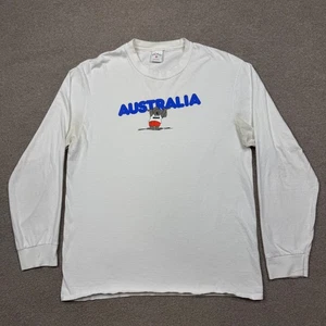 Noah NYC Men's Shirt Size L White Long Sleeve Australia Crew Neck Skateboarding - Picture 1 of 9