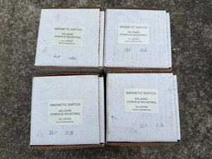 4- Detex MS-2049S Surface Mounted Emergency Exit Alarm Magnetic Switch Kit - Bild 1 von 3