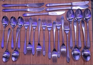 25 PIECE SET OF WMF CROMARGAN STUART - 5 X 5 PIECE PLACE SETTINGS - GERMANY - Picture 1 of 3