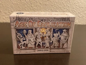 Age of Civilization Strategy Card Game Board Game Jeffrey CCH Ice Makes 2020 - Picture 1 of 13