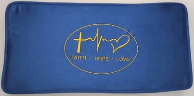 Faith + Hope + Love! - KNEELING Cushion - 3in Cozy Foam - Made In The USA! - Image 1 of 4