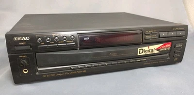 TEAC PD-D2700  5 Disc CD Player Carousel Changer Tested and Working  - Image 1 of 4