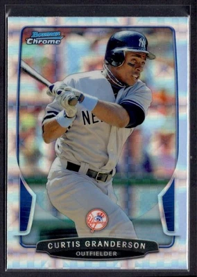 Bowman Chrome Refractor Curtis Granderson New York Yankees #16 2013 Foto 1 de 2
