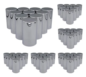60Pcs Lug Nut Covers 33mm Thread-on Chrome ABS Plastic Lug Replaces # TNUT-F2L - Picture 1 of 9