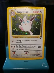 Pokemon Tcg Base Set 2 Wigglytuff 19/130 Holo Foil Rare WOTC Damaged Poor Cond - Picture 1 of 7