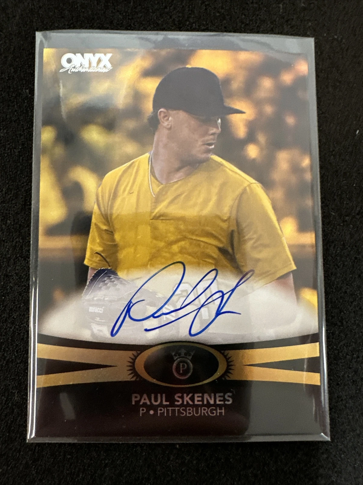 2023 Onyx Premium Baseball Paul Skenes Gold Parallel Auto Pirates 50/50 RARE