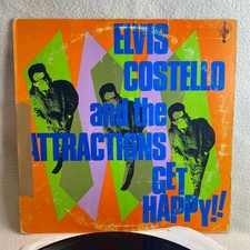 Elvis Costello, Get Happy! (Columbia Jc 36347) Vg+ Promo Lp - Pop/Rock - 1980