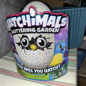 New Hatchimal blue Glittering Garden Shimmering Draggles EGG HUNT - Picture 1 of 4