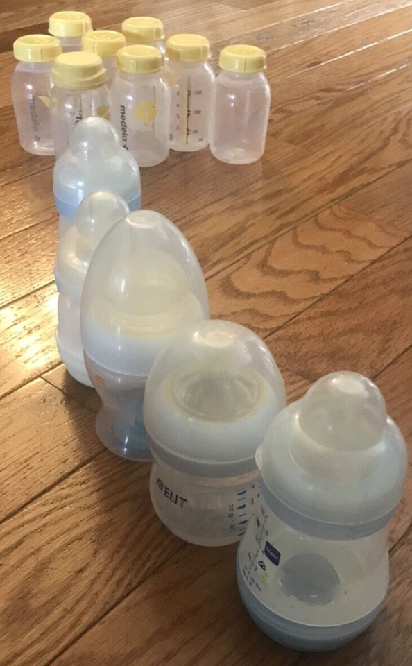 Lote de 13 Biberones 5 Alimentación 6 Colección Medela/Avent/Munchkin/Bebé Recién Nacido Foto 1 de 4