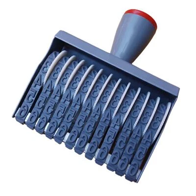 12 digits Wheel Number Stamp Practical Number Stamp for School Office - Imagem 1 de 4