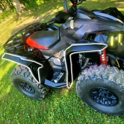 Para Can-Am Renegade 500 570 800 800R 1000R Sobre guardabarros llamaradas delanteras y traseras Foto 1 de 4