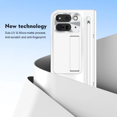 Funda con bisagra plegable con bolígrafo + soporte para bolígrafo y soporte para bolígrafo para Google Pixel Fold2/Pixel 9 Pro Foto 1 de 4