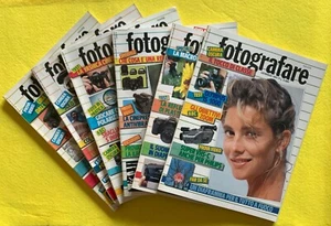 Rivista fotografare lotto anno 1991 numeri 1/2/3/4/5/7/ ottimo stato - Foto 1 di 7