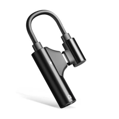 USB Typ C auf 3,5mm AUX Adapter USB C zu Klinke 2 in 1 Ladekabel - Bild 1 von 4