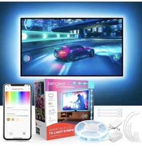 Sengled Smart TV LED Hintergrundbeleuchtung für 45-75 Zoll Fernseher, 8 Stück segmentiert  - Bild 1 von 6