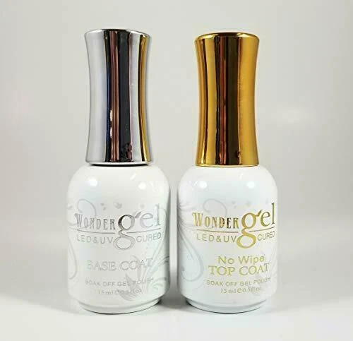 WonderGel Base & Top Coat Gel - Pack of 2