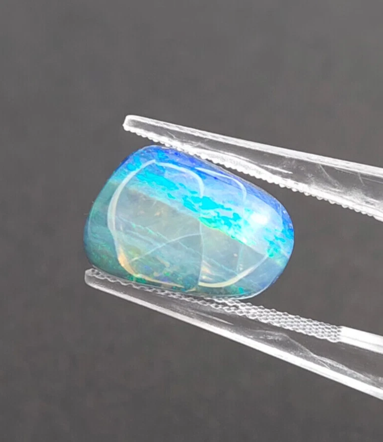 5.11Ct Natural Australian solid Black Opal - Loose Gemstone - Ref Video - Imagem 1 de 1