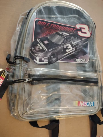 Dale Earnhardt #3 The Intimidator Backpack NASCAR Vintage New w/ Tag Jerry Leigh Cover