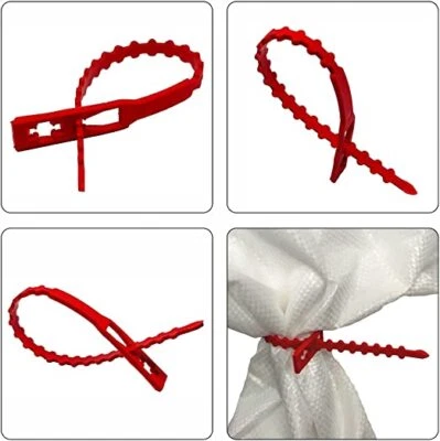 100 Stück Blitzbinder   3 versch. Längen   Kabelbinder wiederverwendbar Lösbar - Bild 1 von 3