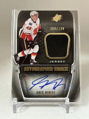 2011-12 SPx SPx Auto Rookie Jerseys /799 Greg Nemisz #181 Rookie Auto RC - Image 1 of 2