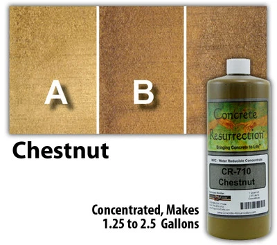 Professional Easy to Apply Water Based Concrete Stain - Chestnut 32oz - Image 1 of 2