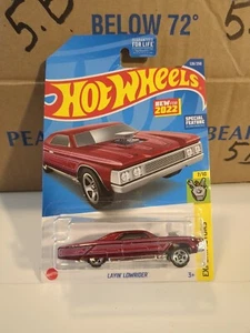 Hot Wheels Custom Layin Lowrider New/Sealed 128/250 Pinstripes New Bad Card - Picture 1 of 2