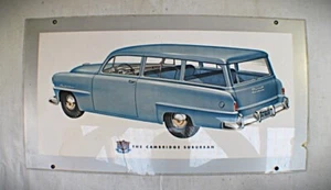 Vintage 1953 Plymouth Cambridge Suburban Wagon Advertisement Illustration - Picture 1 of 9