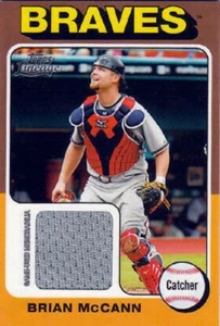 BRIAN McCANN 2011 TOPPS LINEAGE MINI GAME USED JERSEY - Picture 1 of 1