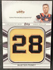 Maillot Buster Posey # patch Medallion 2022 Topps Series 1 San Francisco Giants