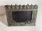 Pewter Photo Frame Dirt Bike Racing Moto Off The Hook 8.5x6.5” Holds 5.5x3.25