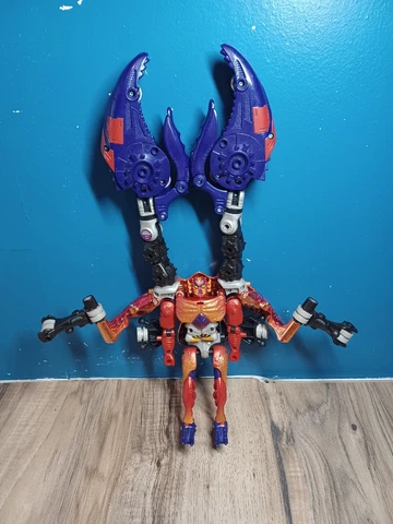 Transformers "Beast Wars" Transmetals Rampage 1998 Hasbro Evil Predacon AS IS Cover