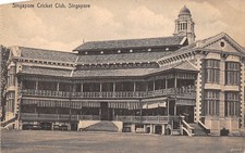 Singapore ~ Cricket Club, Front Facade, Hock Pub ~ c. 1904-14