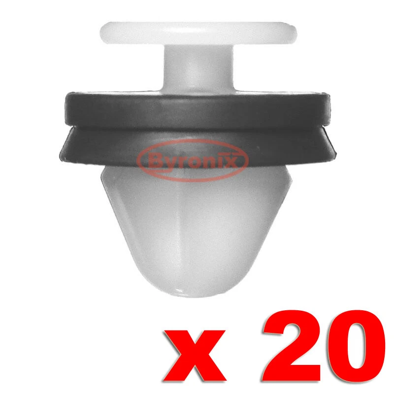 VAUXHALL VIVARO RENAULT TRAFIC SIDE MOULDING DOOR TRIM CLIPS PLASTIC NEW x 20 - Image 1 of 1