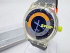 1992 Unisex Swiss Swatch Quartz Watch, Rare Vintage, Start Stop Function
