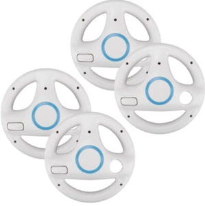LOT 4X Replacement Racing Wheel for Mario Kart Wii Wii U Mario Kart 8 Steering - Picture 1 of 6
