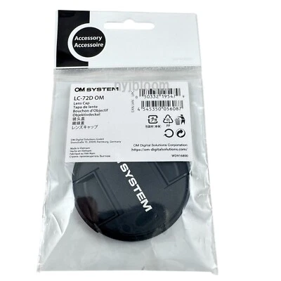 New OM SYSTEM Front Lens Cap LC-72D for ED40-150mm F2.8 PRO Lens - Image 1 of 4