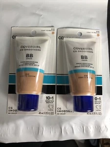 2 Covergirl Smoothers BB Cream Tinted Moisturizer 805 fair to Light 1.35 Fl Oz - Picture 1 of 2