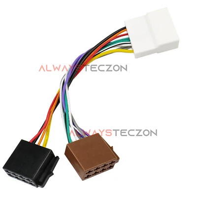 Conector adaptador arnés de cableado radio estéreo para Nissan Frontier Leaf Subaru Foto 1 de 4