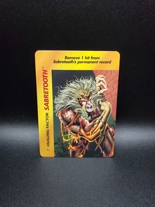 Sabretooth - Healing Factor - (1995) Fleer Marvel OverPower CCG - Imagen 1 de 2