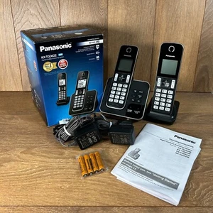 Panasonic KX-TGD622E Twin Cordless Phone with Ansa Machine Nuisance Call Block - Photo 1/20