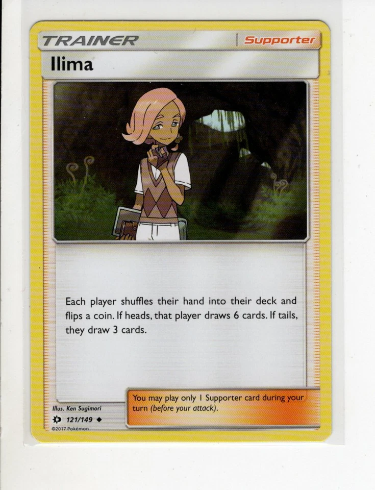SUN & MOON BASE SET LLIMA TRAINER POKEMON CARD 121/149 EX/NM - Image 1 of 1