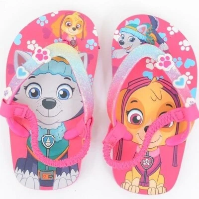 NOVO Sapato Sandálias Nickelodean Paw Patrol Sky Flip Flop Criança 5/6 - Imagem 1 de 4