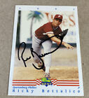 1992 Classic Rookie Card Ricky Bottalico #262 Phillies Autographed Signed Auto. rookie card picture
