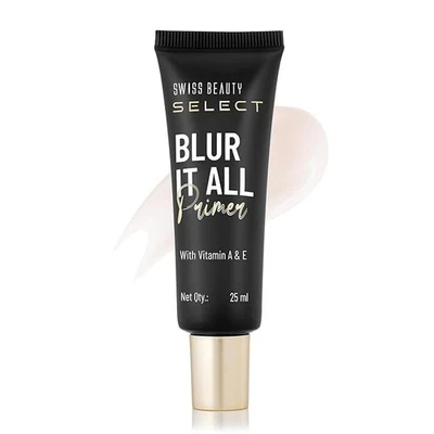 Swiss Beauty Select Blur It All Primer | Minimises Pores and Fine Lines | Infuse - Image 1 of 4