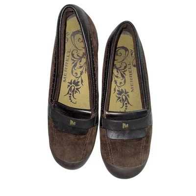 Merrell Women's Plaza Moc Slip-On Loafers Brown Size 9.5 Casual Shoes cabincore - Image 1 of 4
