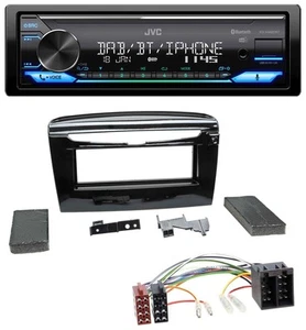 JVC Bluetooth DAB USB MP3 Autoradio für Lancia Y ab 12 schwarz glänzend - Bild 1 von 8