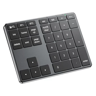 iClever Numeric Keypad Bluetooth Wireless Number Keyboard Scissor Type Type-C - Image 1 of 4